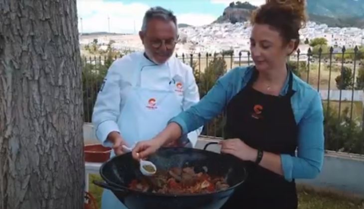 Eating out in Ardales chivo a la pastoril