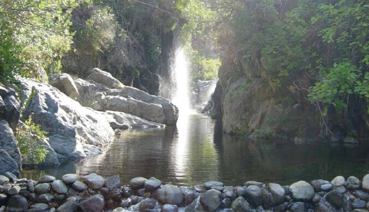 Flüsse Provinz Malaga Charco del Canalón