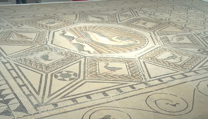 turismo cultural Mosaico romano del Nacimiento de Venus